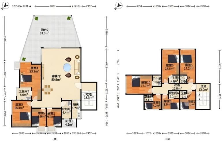 深圳南山法拍房南海玫瑰花园315㎡海景复式送花园5.4折起拍狂省1672万-第4张图片-法拍在线官网