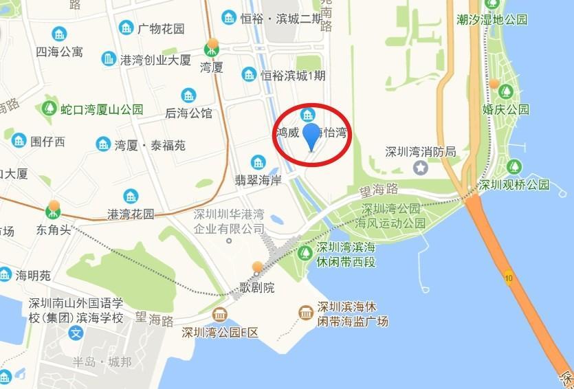 深圳南山富人区滨海名居鸿威海怡湾畔花园海景法拍房性价比逆天-第8张图片-法拍在线官网