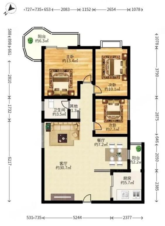 深南中轴稀缺景致深圳南山侨城豪苑法拍房地铁口顶配-第13张图片-法拍在线官网