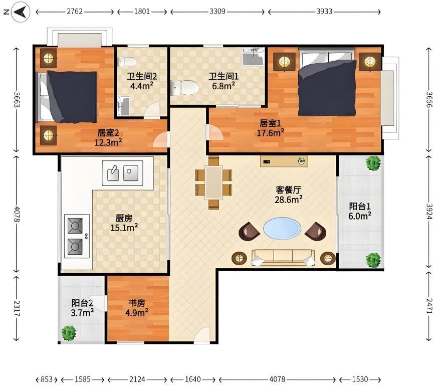 城市天际线藏品法拍房深圳湾畔半岛城邦云端大宅IMAX级海景视野-第8张图片-法拍在线官网