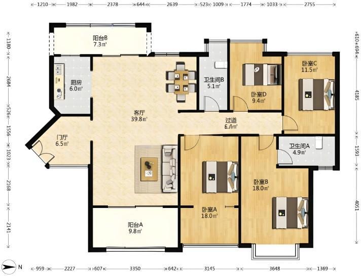 深圳北爆款法拍房龙华熙元山院两套地铁口品质大宅性价比直接拉满-第12张图片-法拍在线官网